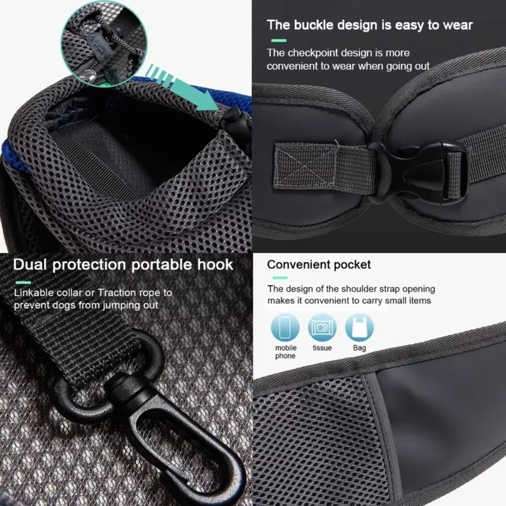 Pawtrek Crossbody Carrier – Hands-Free Comfort for Pets on the Go